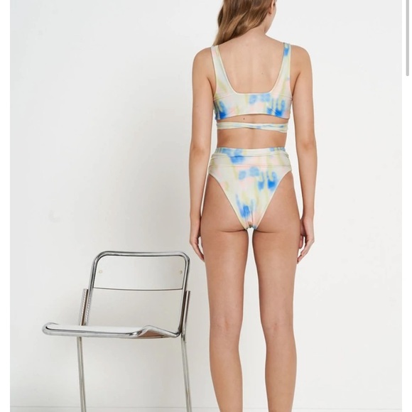 NWT Aila Blue Betty Bottoms in Acid Tie Dye M - Picture 2 of 9